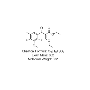 莫西沙星杂质Ⅳ,((Z)-ethyl 3-ethoxy-2-(2,4,5-trifluoro-3-methoxybenzoyl)acrylate)