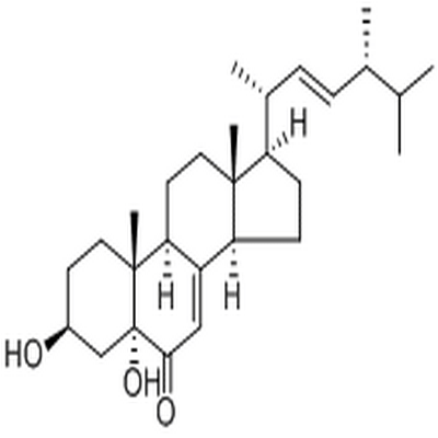 3β,5α-Dihydroxyergosta-7,22-dien-6-one,3β,5α-Dihydroxyergosta-7,22-dien-6-one