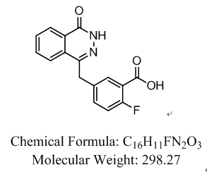 5-[(3,4-二氢-4-氧代-1-酞嗪基)甲基]-2-氟苯甲酸,5-[(3,4-Dihydro-4-oxo-1-phthalazinyl)methyl]-2-fluoro-Benzoic acid