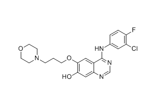 吉非替尼杂质 11,4-((3-chloro-4-fluorophenyl)amino)-6-(3-morpholinopropoxy) quinazolin-7-ol