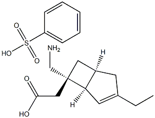 Mirogabalin besylate,[(1R,5S,6S)-6-(Aminomethyl)-3-ethylbicyclo[3.2.0] hept-3-en-6-yl]acetic acid benzenesulfonate