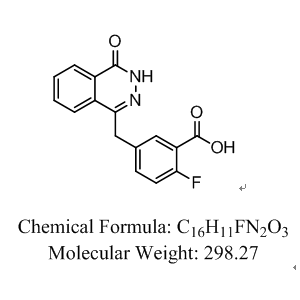 5-[(3,4-二氢-4-氧代-1-酞嗪基)甲基]-2-氟苯甲酸,5-[(3,4-Dihydro-4-oxo-1-phthalazinyl)methyl]-2-fluoro-Benzoic acid