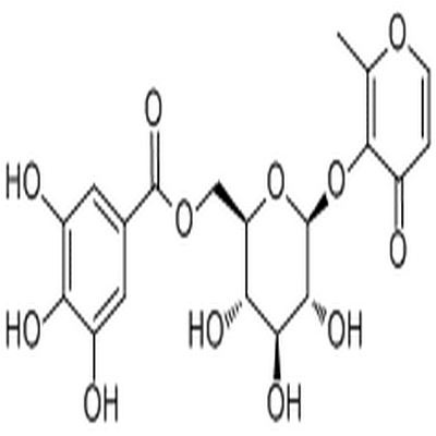 3-O-(6'-O-Galloyl)-β-D-glucopyranosylmaltol,3-O-(6'-O-Galloyl)-β-D-glucopyranosylmaltol