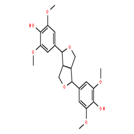 (+)-丁香树脂酚,Phenol,4,4'-(tetrahydro-1H,3H-furo[3,4-c]furan-1,4-diyl)bis[2,6-dimethoxy-