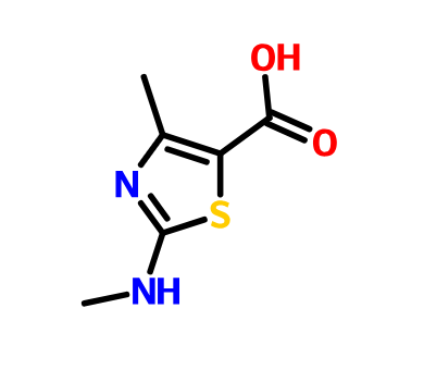 4-甲基-2-(甲基氨基)-1,3-噻唑-5-羧酸,4-METHYL-2-METHYLAMINO-THIAZOLE-5-CARBOXYLIC ACID