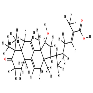 灵芝酸TR,15alpha-hydroxy-3-oxo-5alpha-lanosta-7,9,24(E)-trien-26-oic acid