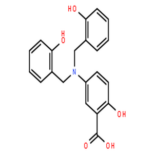 薰草菌素B,Benzoic acid,5-[bis[(2-hydroxyphenyl)methyl]amino]-2-hydroxy-