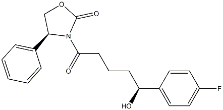 (4S)-3-[(5S)-5-(4-氟苯基)-5-羟基戊酰基]-4-苯基-1,3-氧氮杂环戊烷-2-酮,(4S)-3-[(5R)-5-(4-FLUOROPHENYL)-5-HYDROXYPENTANOYL]-4-PHENYL-1,3-OXAZOLIDIN-2-ONE