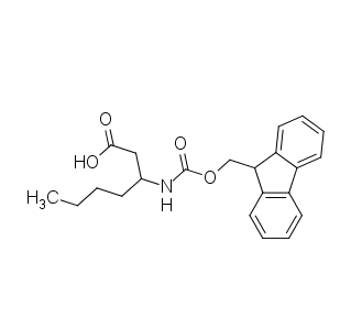 3-(9H-fluoren-9-ylmethoxycarbonylamino)heptanoic acid