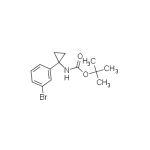 tert-butyl N-[1-(3-bromophenyl)cyclopropyl]carbamate