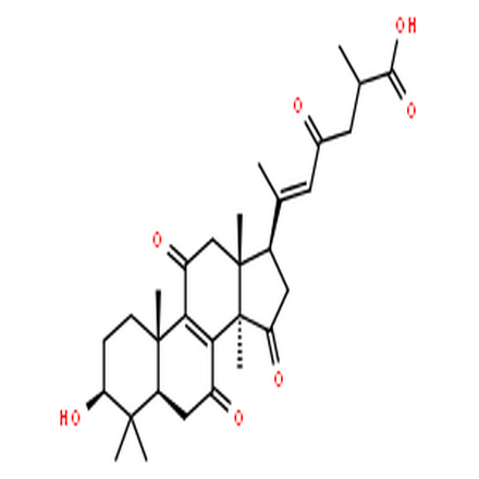 灵芝烯酸H,Lanosta-8,20(22)-dien-26-oicacid, 3-hydroxy-7,11,15,23-tetraoxo-, (3b,20E)-