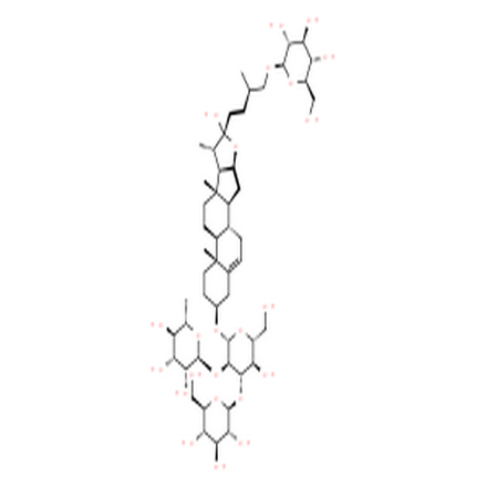 原纤细薯蓣皂苷,b-D-Glucopyranoside, (3b,22a,25R)-26-(b-D-glucopyranosyloxy)-22-hydroxyfurost-5-en-3-yl O-6-deoxy-a-L-mannopyranosyl-(1?2)-O-[b-D-glucopyranosyl-(1?3)]-