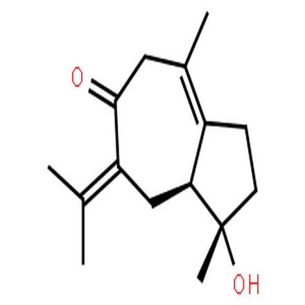 新原莪述烯醇,6(1H)-Azulenone,2,3,5,7,8,8a-hexahydro-1-hydroxy-1,4-dimethyl-7-(1-methylethylidene)-,(1S,8aS)-
