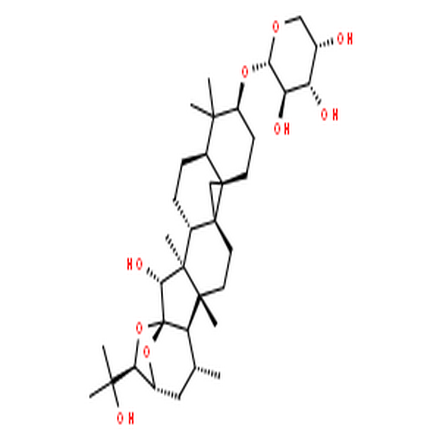 升麻酮醇 3-O-alpha-L-拉伯糖苷,a-L-Arabinopyranoside, (3b,15a,16a,23R,24S)-16,23:16,24-diepoxy-15,25-dihydroxy-9,19-cyclolanostan-3-yl