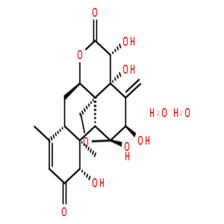 寬纓酮,Picrasa-3,13(21)-diene-2,16-dione,11,20-epoxy-1,11,12,14,15-pentahydroxy-, (1b,11b,12a,15b)-