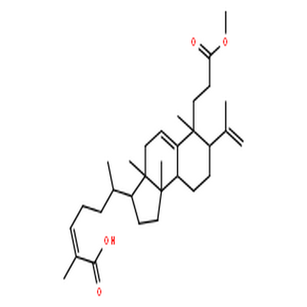 南五味子酸甲酯,(3R,3aR,6S,7S,9aS,9bS)-3-[(1R,4Z)-5-carboxy-1-methylhex-4-en-1-yl]-2,3,3a,4,6,7,8,9,9a,9b-decahydro-3a,6,9b-trimethyl-7-(1-methylethenyl)-1H-benz[e]indene-6-propanoic acid methyl ester