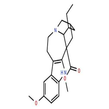 伏康京碱,Ibogamine-18-carboxylicacid, 12-methoxy-, methyl ester