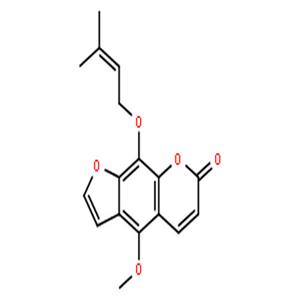 珊瑚菜素,7H-Furo[3,2-g][1]benzopyran-7-one,4-methoxy-9-[(3-methyl-2-buten-1-yl)oxy]-