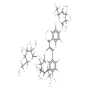 异鼠李素-3-O-槐二糖-7-O-鼠李糖苷,3-O-Sophoroside,7-O-alpha-L-rhamnopyranoside-3,4