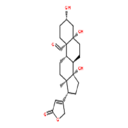 毒毛旋花子苷K,Card-20(22)-enolide,3,5,14-trihydroxy-19-oxo-, (3b,5b)-