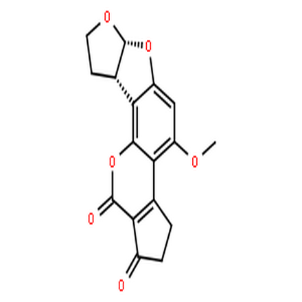 黄曲霉毒素B2,Cyclopenta[c]furo[3',2':4,5]furo[2,3-h][1]benzopyran-1,11-dione,2,3,6a,8,9,9a-hexahydro-4-methoxy-, (6aR,9aS)-