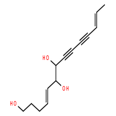 党参炔醇,4,12-Tetradecadiene-8,10-diyne-1,6,7-triol