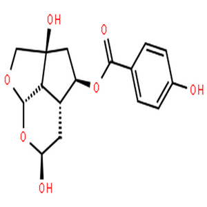 梓甙,Benzoic acid,4-hydroxy-,(2aS,4R,4aR,6S,7aS,7bS)-octahydro-2a,6-dihydroxy-2H-1,7-dioxacyclopent[cd]inden-4-ylester