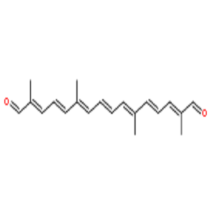 藏红花酸二醛,2,4,6,8,10,12,14-Hexadecaheptaenedial,2,6,11,15-tetramethyl-, (2E,4E,6E,8E,10E,12E,14E)-