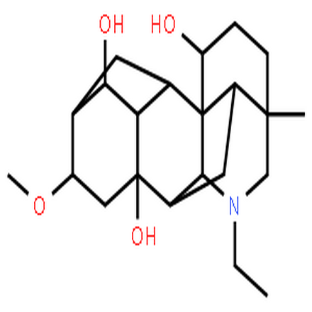 多根乌头碱,Aconitane-1,8,14-triol,20-ethyl-16-methoxy-4-methyl-, (1a,14a,16b)-