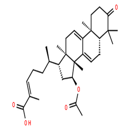 灵芝酸T-Q,Lanosta-7,9(11),24-trien-26-oicacid, 15-(acetyloxy)-3-oxo-, (15a,24E)-