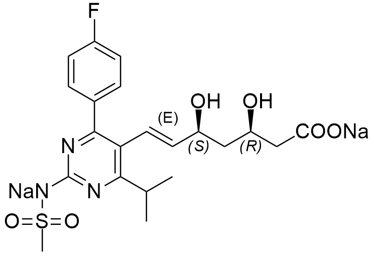 瑞舒伐他汀脱甲基二钠盐,Rosuvastatin Impurity 34