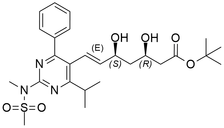 瑞舒伐他汀无氟脱丙酮叉,Rosuvastatin isomer 17