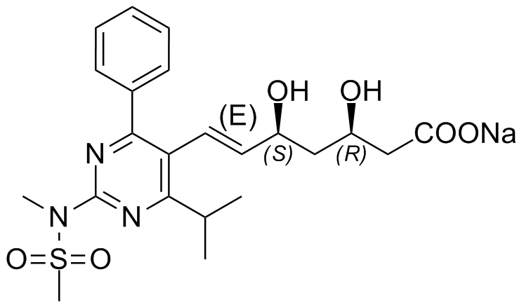 瑞舒伐他汀EP杂质M钠盐,Rosuvastatin EP Impurity M Sodium Salt