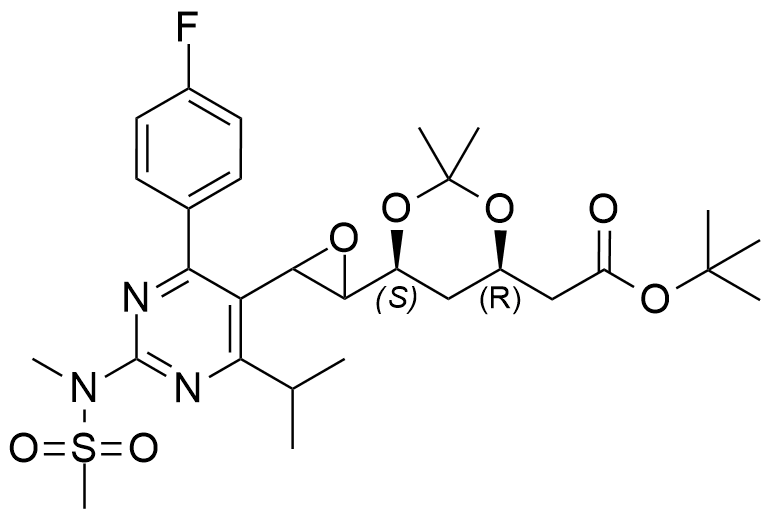 瑞舒伐他汀双键环氧脱丙酮叉,Rosuvastatin Impurity 9