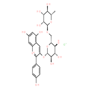 氯化天竺葵素-3-O-芸香糖苷,Pelargonidin-3-O-rutinoside chloride