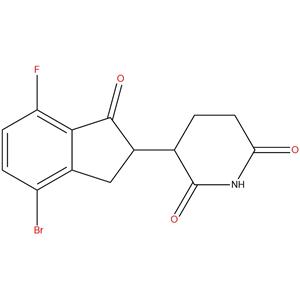 3-(4-bromo-7-fluoro-1-oxo-2,3-dihydro-1H-inden-2-yl)piperidine-2,6-dione