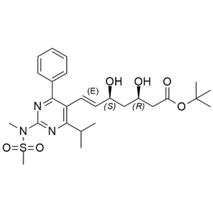 瑞舒伐他汀无氟脱丙酮叉,Rosuvastatin isomer 17