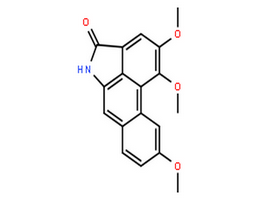 马兜铃内酰胺BIII,Dibenz[cd,f]indol-4(5H)-one,1,2,9-trimethoxy-