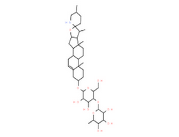 beta-澳洲茄边碱,b-D-Glucopyranoside, (3b,22a,25R)-spirosol-5-en-3-yl 4-O-(6-deoxy-a-L-mannopyranosyl)-
