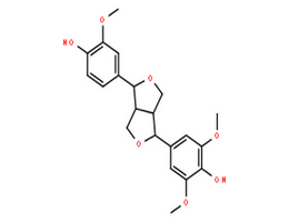 皮树脂醇,Phenol,2,6-dimethoxy-4-[(1S,3aR,4S,6aR)- tetrahydro-4-(4-hydroxy-3-methoxyphenyl)- 1H,3H-furo[3,4-c]furan-1-yl]-