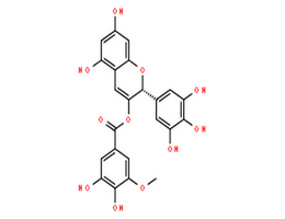 表没食子儿茶素3-O-(3''-O-甲基)没食子酸酯,Benzoic acid,3,4-dihydroxy-5-methoxy-,(2R,3R)-3,4-dihydro-5,7-dihydroxy-2-(3,4,5-trihydroxyphenyl)-2H-1-benzopyran-3-ylester
