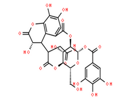 诃子宁,b-D-Glucopyranose,1-(3,4,5-trihydroxybenzoate), cyclic 2?2:4?1-ester with (2S)-2-[(3S,4S)-5-carboxy-3,4-dihydro-3,7,8-trihydroxy-2-oxo-2H-1-benzopyran-4-yl]butanedioicacid
