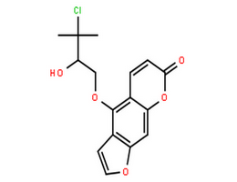石当归素,4-(3-chloro-2-hydroxy-3-methylbutoxy)-7H-furo[3,2-g]chromen-7-one