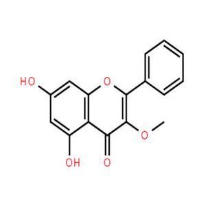 高良姜素 3-O-甲醚,4H-1-Benzopyran-4-one,5,7-dihydroxy-3-methoxy-2-phenyl-