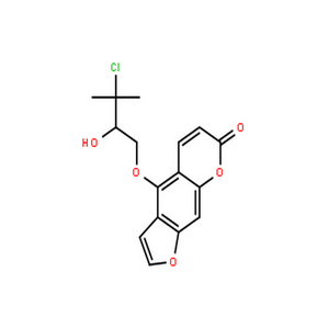 石当归素,4-(3-chloro-2-hydroxy-3-methylbutoxy)-7H-furo[3,2-g]chromen-7-one