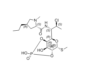克林霉素磷酸酯杂质19,(2S,4R)-N-((1S,2S)-2-chloro-1-((1R,5R,6R,8R,9S)-3,9-dihydroxy-8- (methylthio)-3-oxido-2,4,7-trioxa-3-phosphabicyclo[3.3.1]nonan-6-yl)propyl)-1-methyl-4-propylpyrrolidine-2-carboxamide