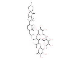 重楼皂苷F,a-L-Mannopyranoside, (3b,25R)-spirost-5-en-3-ylO-6-deoxy-a-L-mannopyranosyl-(1?3)-O-[6-deoxy-a-L-mannopyranosyl-(1?4)]-O-[b-D-glucopyranosyl-(1?2)]-6-deoxy-