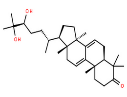 灵芝萜酮二醇,Lanosta-7,9(11)-dien-3-one,24,25-dihydroxy-, (24S)-
