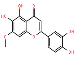 5,6,3',4'-四羟基-7-甲氧基黄酮,4H-1-Benzopyran-4-one,2-(3,4-dihydroxyphenyl)-5,6-dihydroxy-7-methoxy-