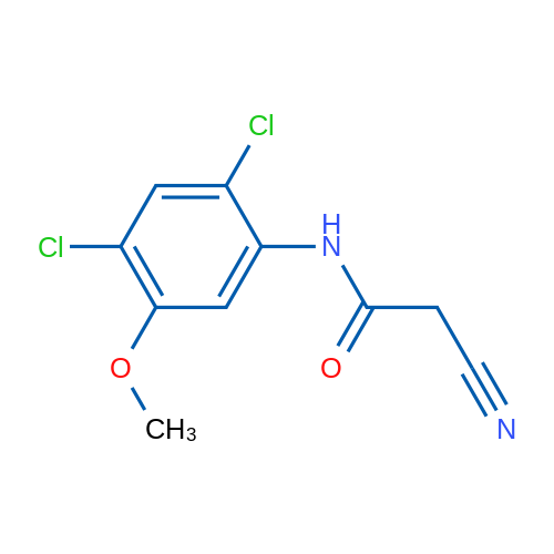 2-氰基-N-(2,4-二氯-5-甲氧苯基)乙酰胺,2-cyano-N-(2,4- dichloro-5-methoxyphenyl)acetamide